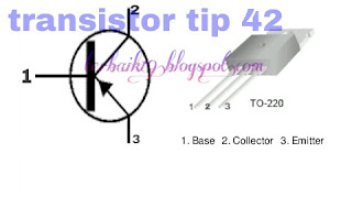 menentukan kaki transistor tip 42