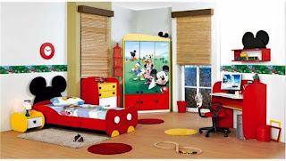 Desain Kamar Anak Tema Mickey Mouse Yang Cantik