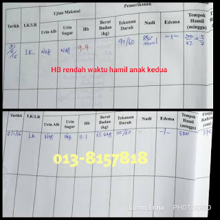 Testimoni HB rendah; vita lea hb rendah; petua tinggikan hb; hb rendah waktu hamil; tip naikkan hb waktu hamil