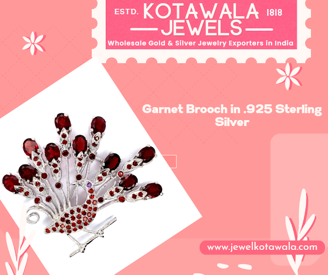 Garnet Brooch