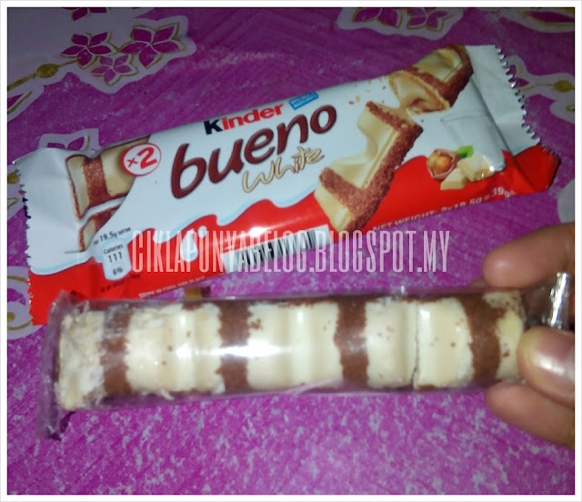 Kinder Bueno White.... Sedapnyaaaaa....