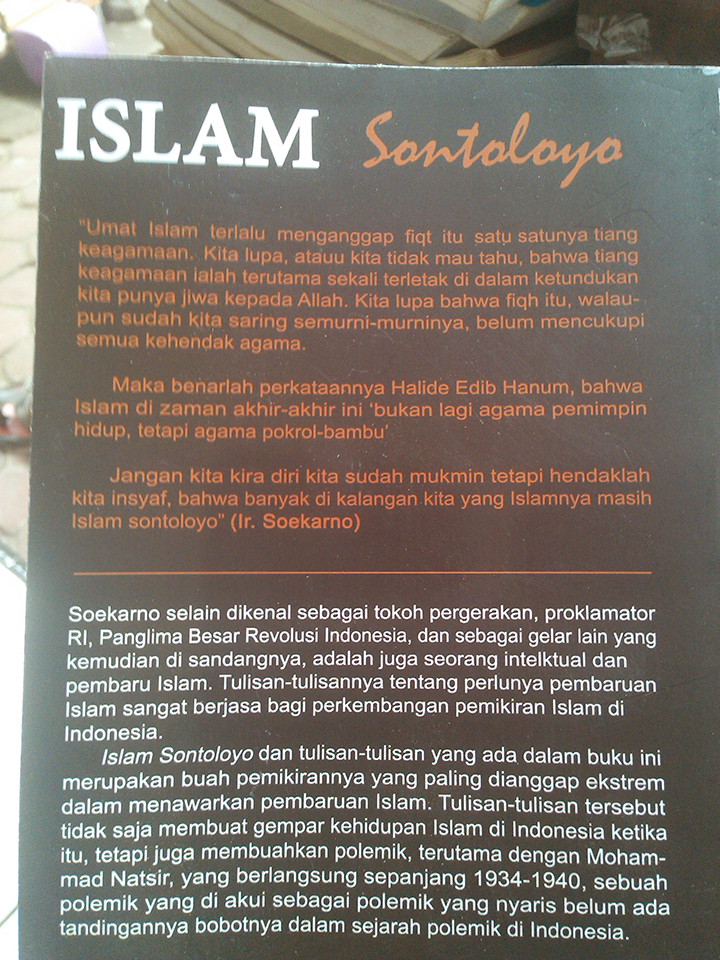 Toko Buku Jagad Ilmu: Islam Sontoloyo