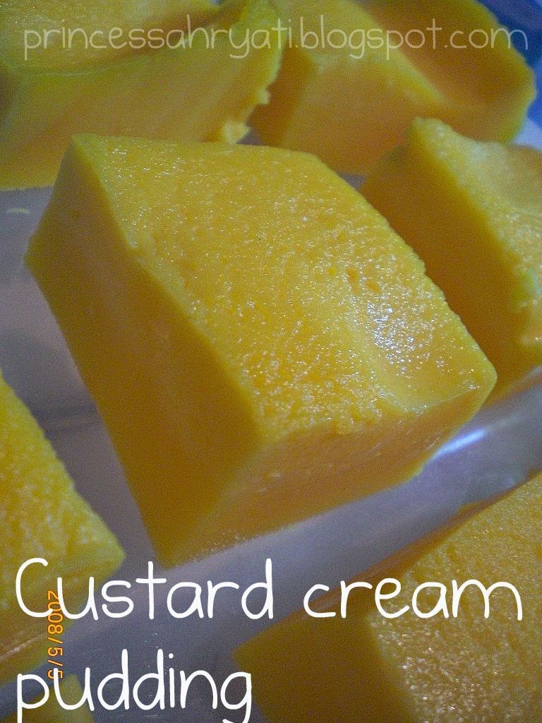 Resepi CUSTARD CREAM PUDDING