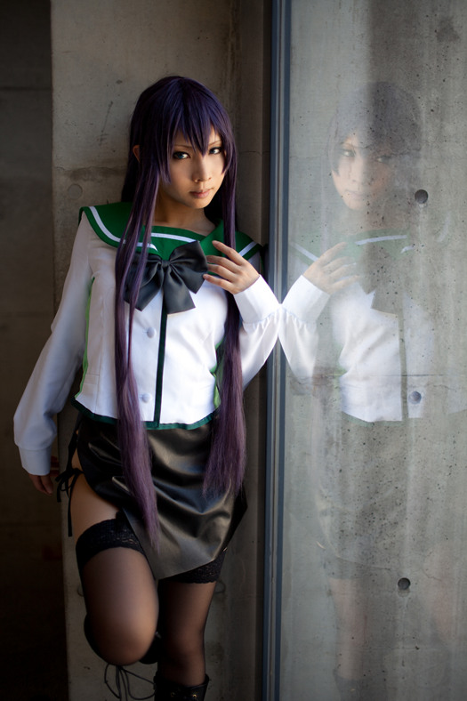 A Little Thing Called Cosplay: Kanda Midori  Busujima Saeko from High School of the Dead