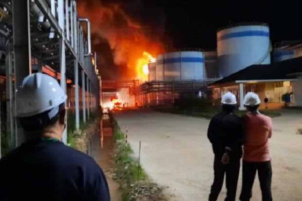 Tangki Biodiesel PT SDO Dumai Terbakar, 2 Orang Pekerja Jadi Korban