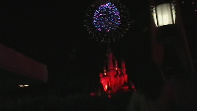 walt disney world castle fireworks. walt disney world castle