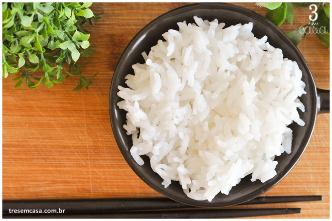 como fazer arroz japonês