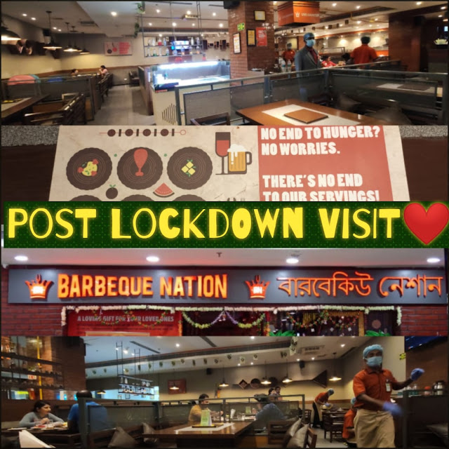 Post Lockdown Visit to Barbeque Nation, Diamond Plaza