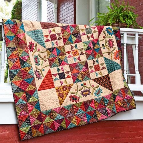 Midnight Blooms Quilt - Tutorial