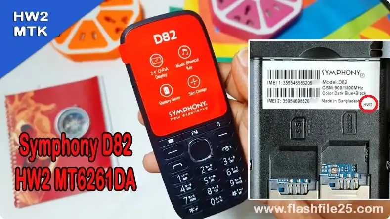 Symphony D82 HW2 Flash File MTK