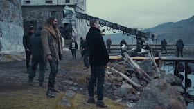 Zack Snyder durante el rodaje de la Liga de la justicia junto a Jason Momoa (Aquaman)