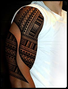 Samoan Tattoo Designs on Samoan Tattoo Designs Stands Out Against Most Tribal Tattoos Due To