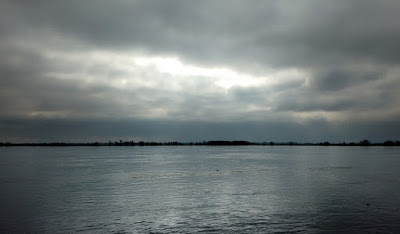 Foto del río Paraná, frente a Rosario.