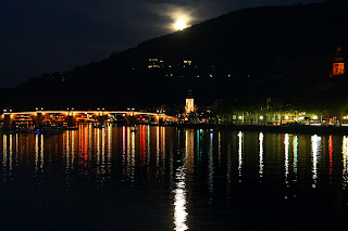 Heidelberg, Germany at night