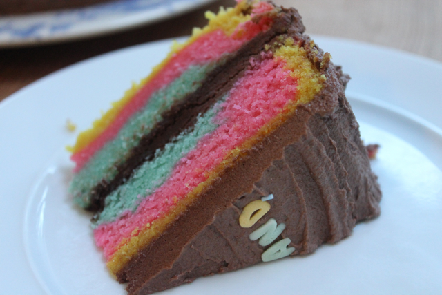 Rainbow Cake Recipe