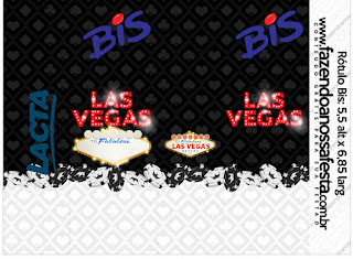 Vegas Party Free Printable Labels.