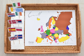 Europe Continent Study: Pinning Flags