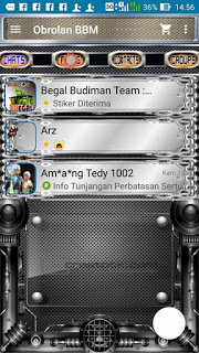 BBM MOD METAL DESIGN 2.9.0.45 APK (Free Sticker) 