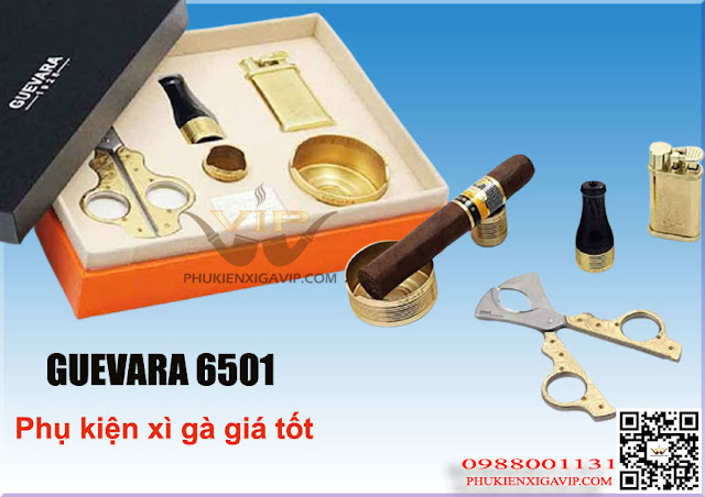 Quà tặng sếp sinh nhật: bộ phụ kiện hút cigar cao cấp Set-phu-kien-xi-ga-gia-re-guevara-6501