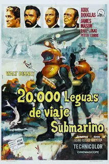 Película 20.000 leguas de viaje submarino (1954)