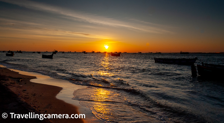 The Pamban Bridge is a beautiful location to capture stunning sunset photographs. Here are some popular spots to witness and capture the sunset around the Pamban Bridge:  Pamban Island: Pamban Island is another great location to capture the sunset around the Pamban Bridge. Visitors can climb to the top of the island's lighthouse to witness the sunset and capture panoramic views of the bridge.  Rameswaram: Rameswaram is a town located near the Pamban Bridge and offers several vantage points to capture the sunset around the bridge. The town's beaches and parks are great spots to witness the sunset and capture stunning photographs.