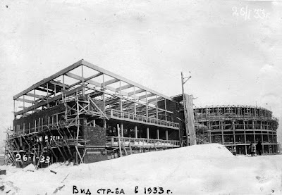 Fotos de la construcción del Teatro de ópera y ballet de Novosibirsk Opera and Ballet Theatre History of the construction Rusia