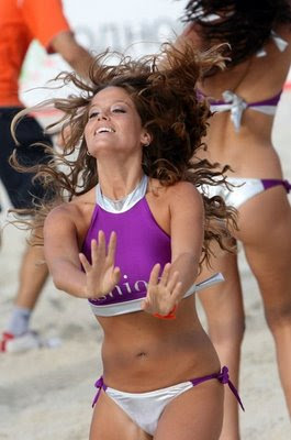 Women beach volleyball in Moscow