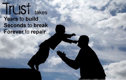 Trust takes years to built- Trust Quotes