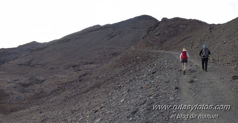 Puntal de Loma Púa - Pico del Sabinar - Pico del Púlpito - Puntal de Terreras Azules