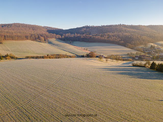Drohnenfotografie dji 3 Mini Pro Panorama Sonnenaufgang Weserbergland Olaf Kerber