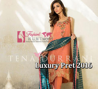 Tena Durrani Luxury Pret Winter Dresses 2016-2017 For Women