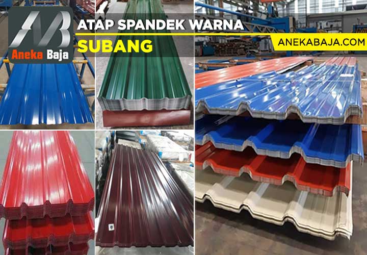 harga atap spandek warna Subang