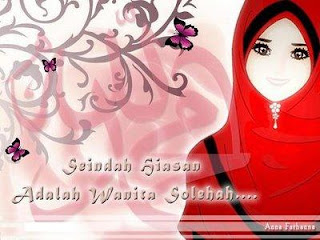 wallpaper kartun muslimah