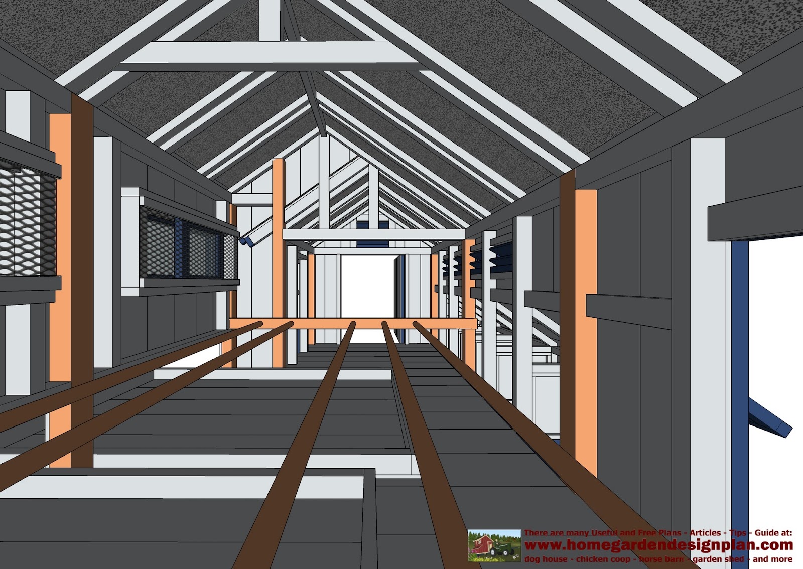home garden plans: L200 - Large Chicken Coop Plans - How ...