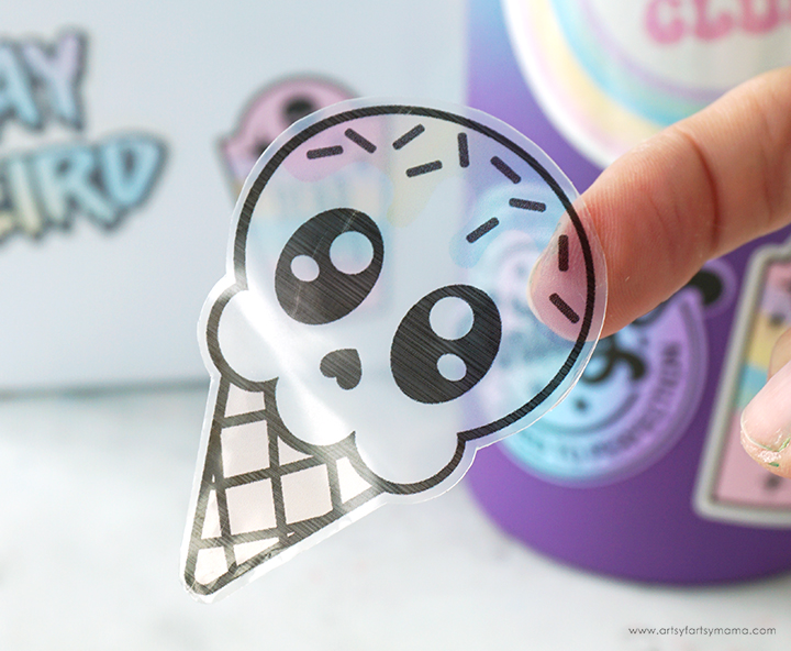 Easy Print & Cut Stickers with a Cricut