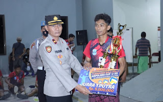 Tim Volly Putra Putri Tawangsari Keluar Sebagai Juara Turnamen Kapolres Cup 2022