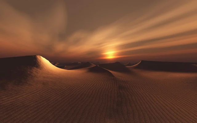  Papel de parede Paisagem no Deserto 