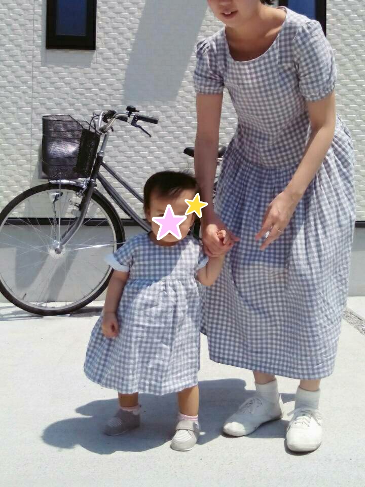 親子でお揃いの手作りワンピース ハンドメイド洋裁ブログ Yanのてづくり手帖 簡単大人服 子供服 小物の無料型紙と作り方 親子でお揃いの手作りワンピース ハンドメイド洋裁ブログ Yanのてづくり手帖 簡単大人服 子供服 小物の無料型紙と作り方