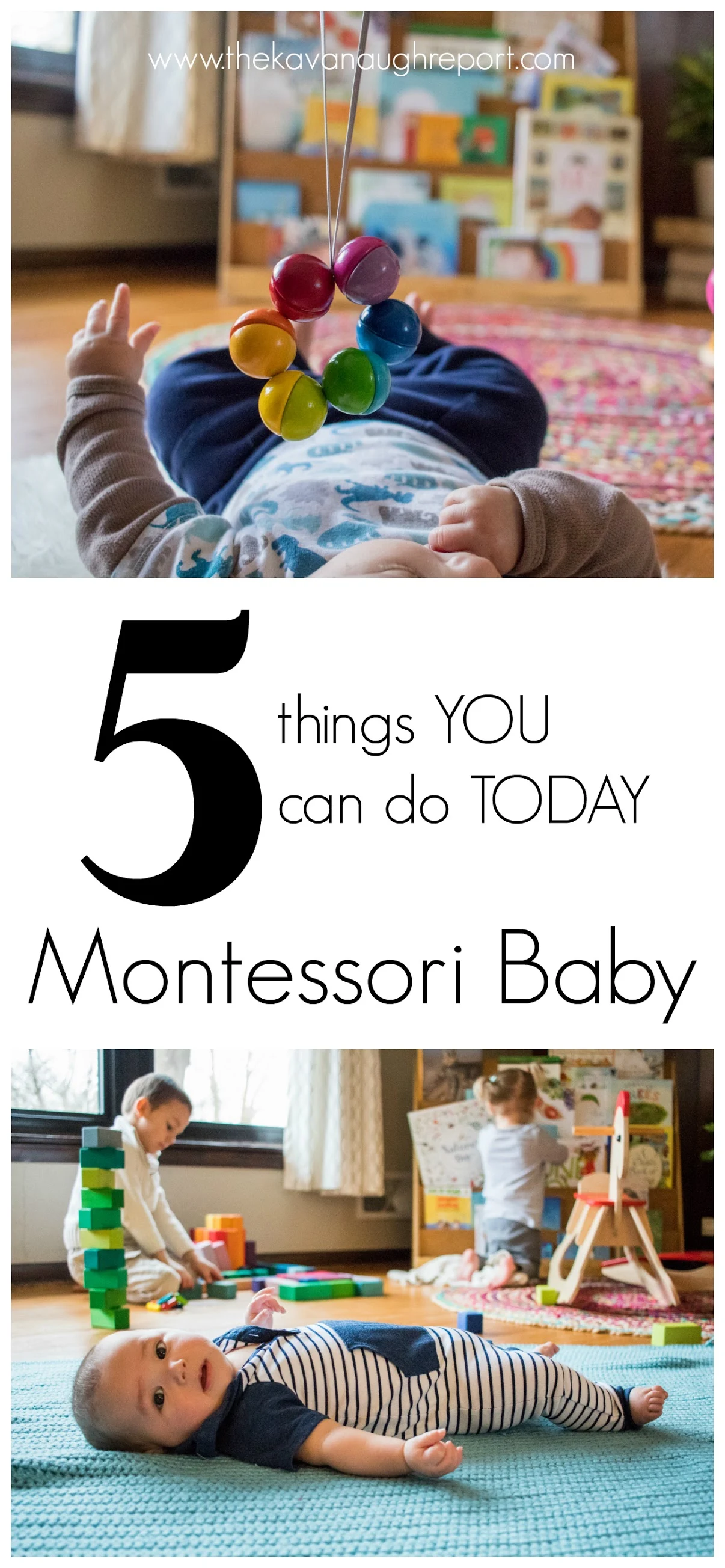 5 Montessori baby activities that you can do with your baby at home today!