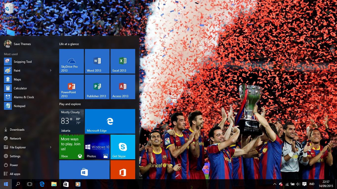 Barcelona Theme Windows 10