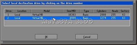 MaYaSTA BLOG - Cloning antar Hard disk