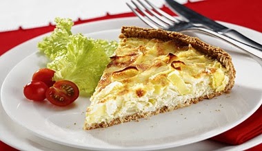 Quiche de alho poró