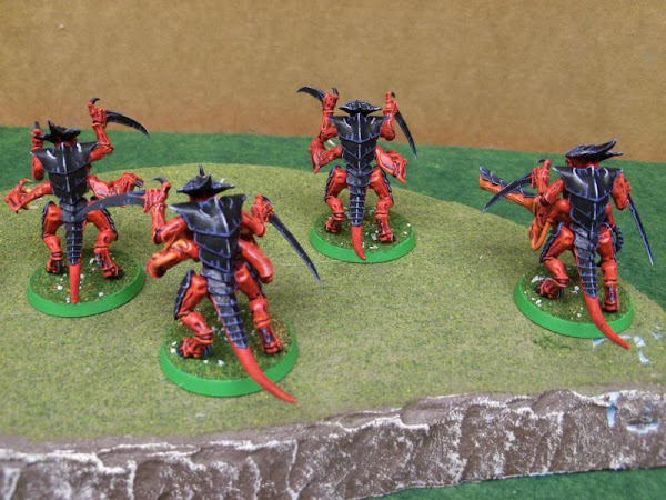 Warhammer 40k Painted Tyranid Warriors