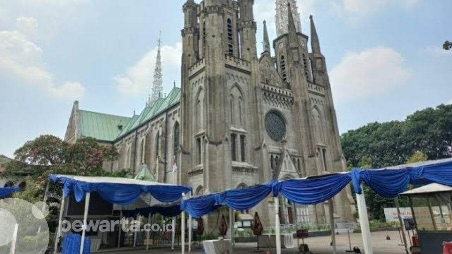 Perayaan Jumat Agung di Katedral Jakarta Terapkan Prokes Ketat