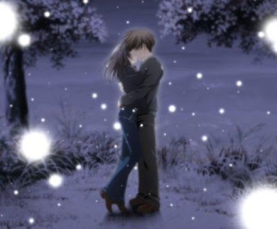 couple kissing images. anime couple kissing