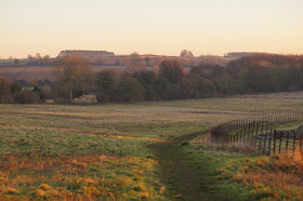 winter sunsets and mist in the Norfolk countryside