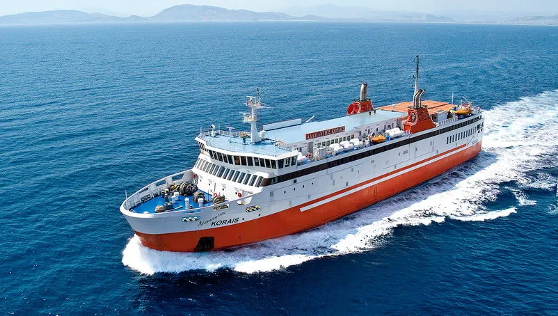 Το πλοίο «Αδαμάντιος Κοραής» θα εκτελεί τα δρομολόγια της γραμμής Αλεξανδρούπολη - Σαμοθράκη