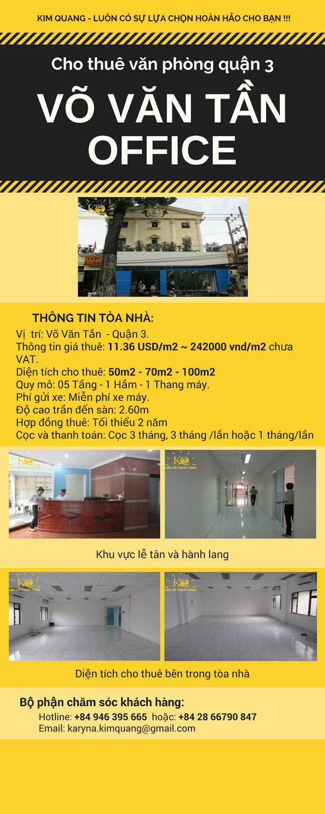 Cho thuê văn phòng quận 3 Võ Văn Tần Office