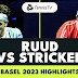 Casper Ruud vs Dominic Stephan Stricker