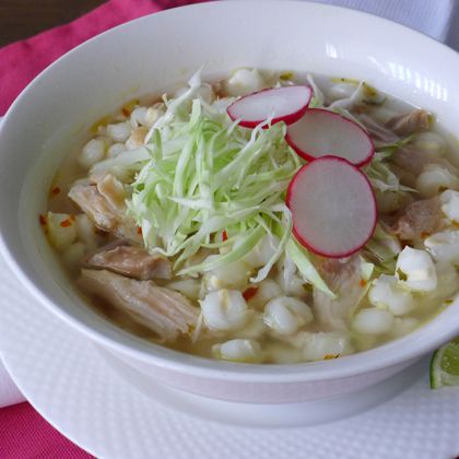 Slow Cooker Chicken Pozole